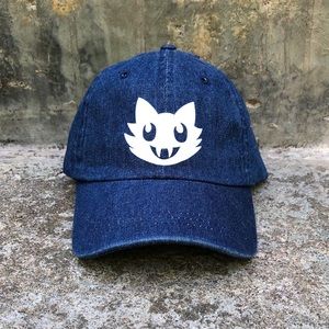 Kitty Reese MonsterCat Dark Denim Dad Hat